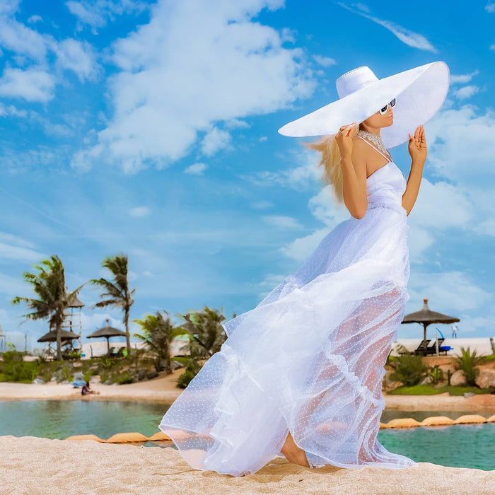 White Ballgown Summer dress