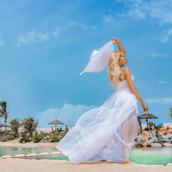 White Ballgown Summer dress